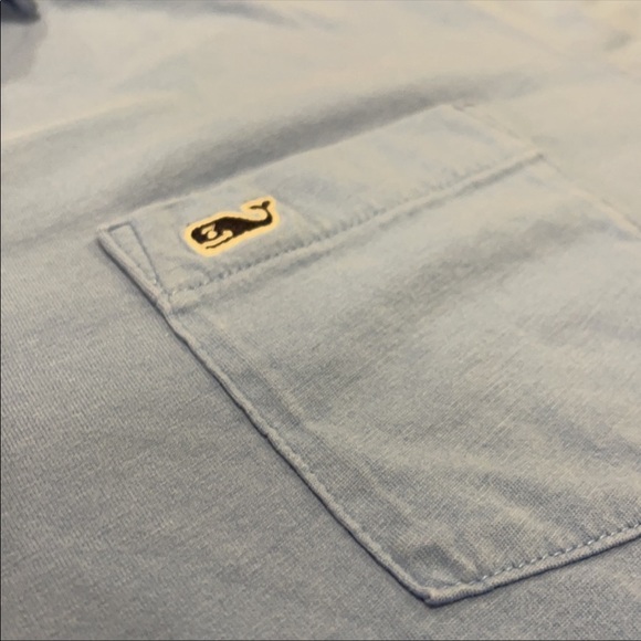 Vineyard Vine Blue Collar Shirt Size Large - Picture 2 of 4